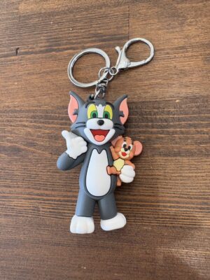 トムとジェリー3Dラバーキーチェーン(送料込み)ジェリー小